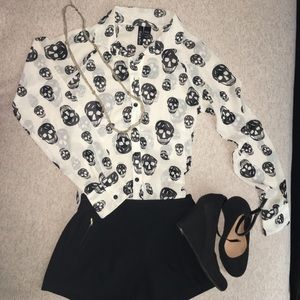 Vintage Havana Skull Blouse