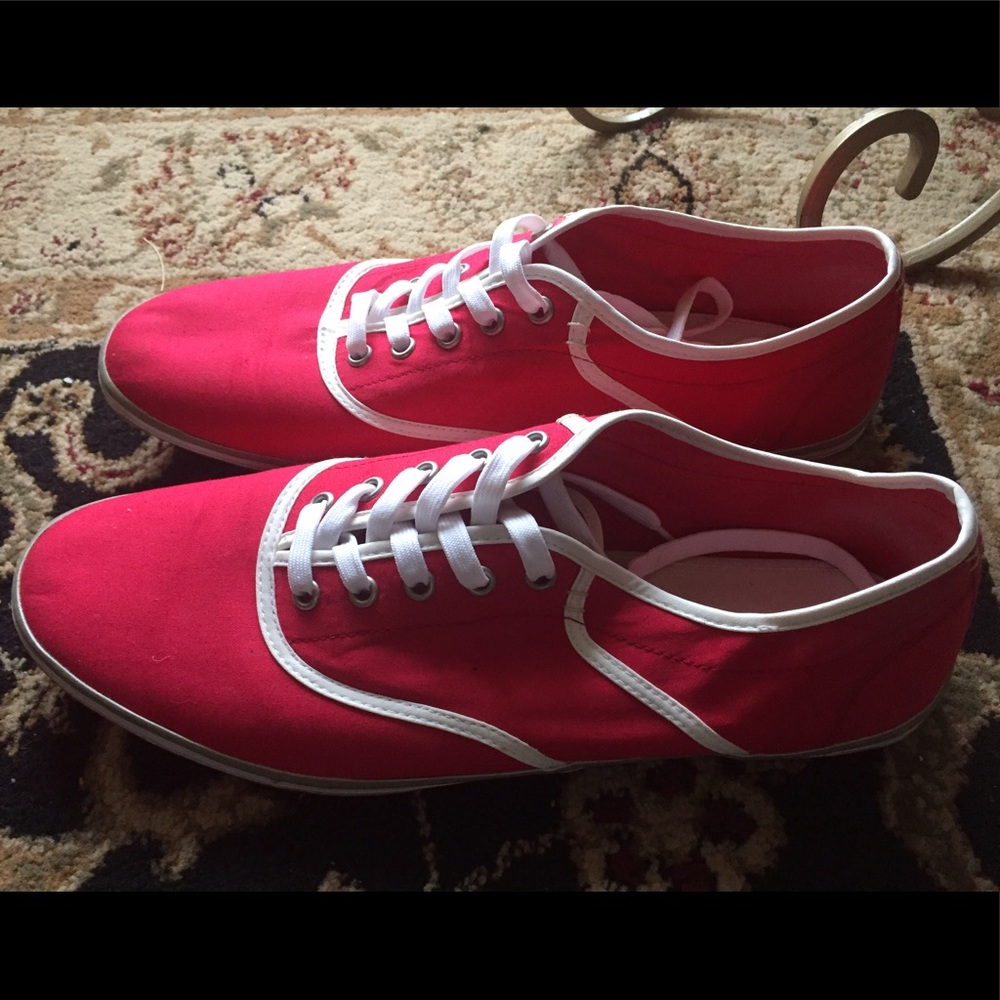 Call It Spring-Chetumal Red Lace Up Shoe Size 11.5