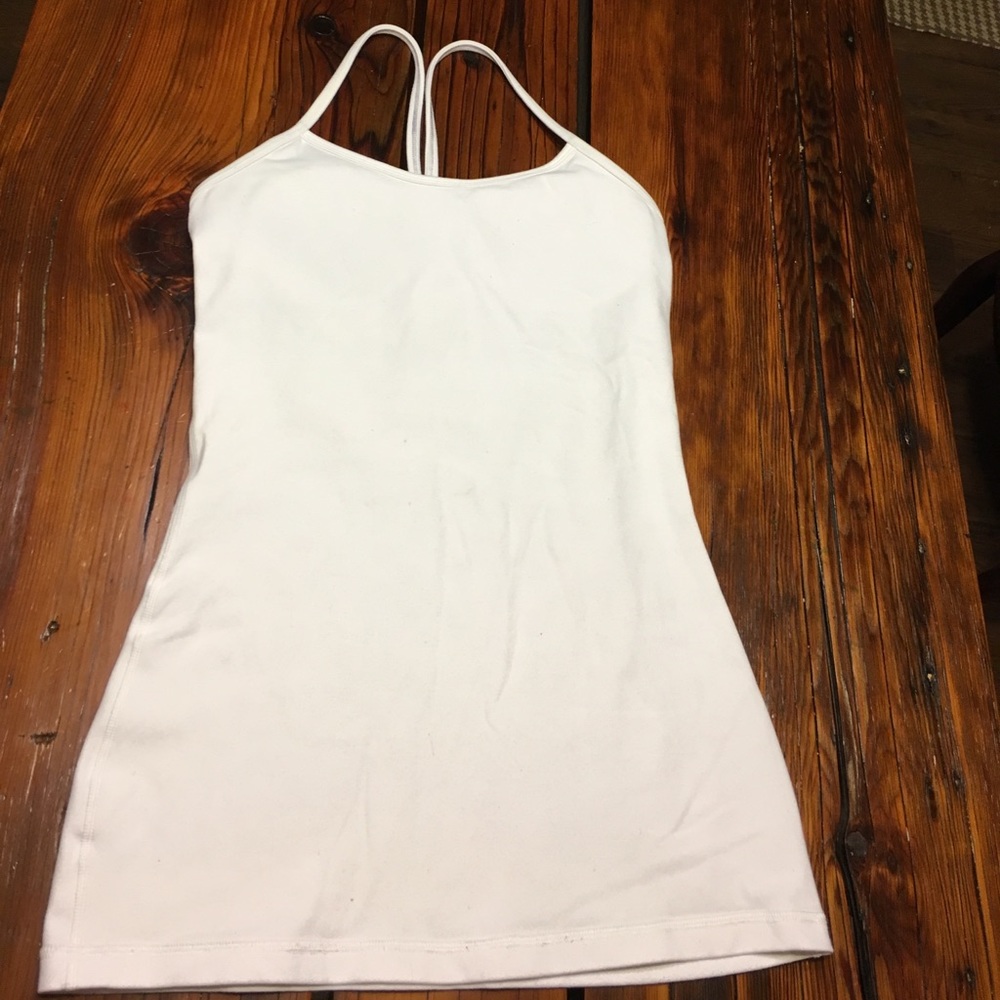 Lululemon white tank