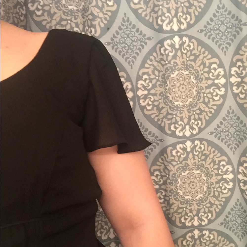 Long Black Boho Formal Dress (Choir/Band Style) 😏