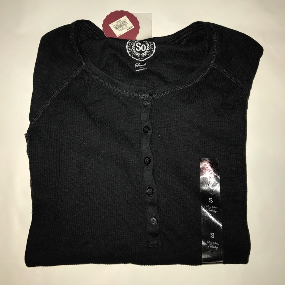 Long sleeve Henley shirt