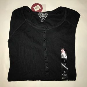 Long sleeve Henley shirt