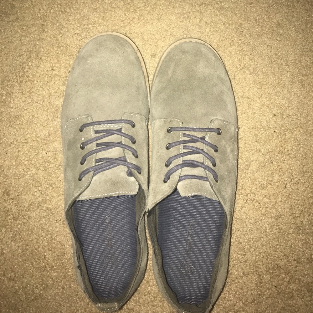 MEN's Suede Casual Dress Shoes (Dark Grey/sage)