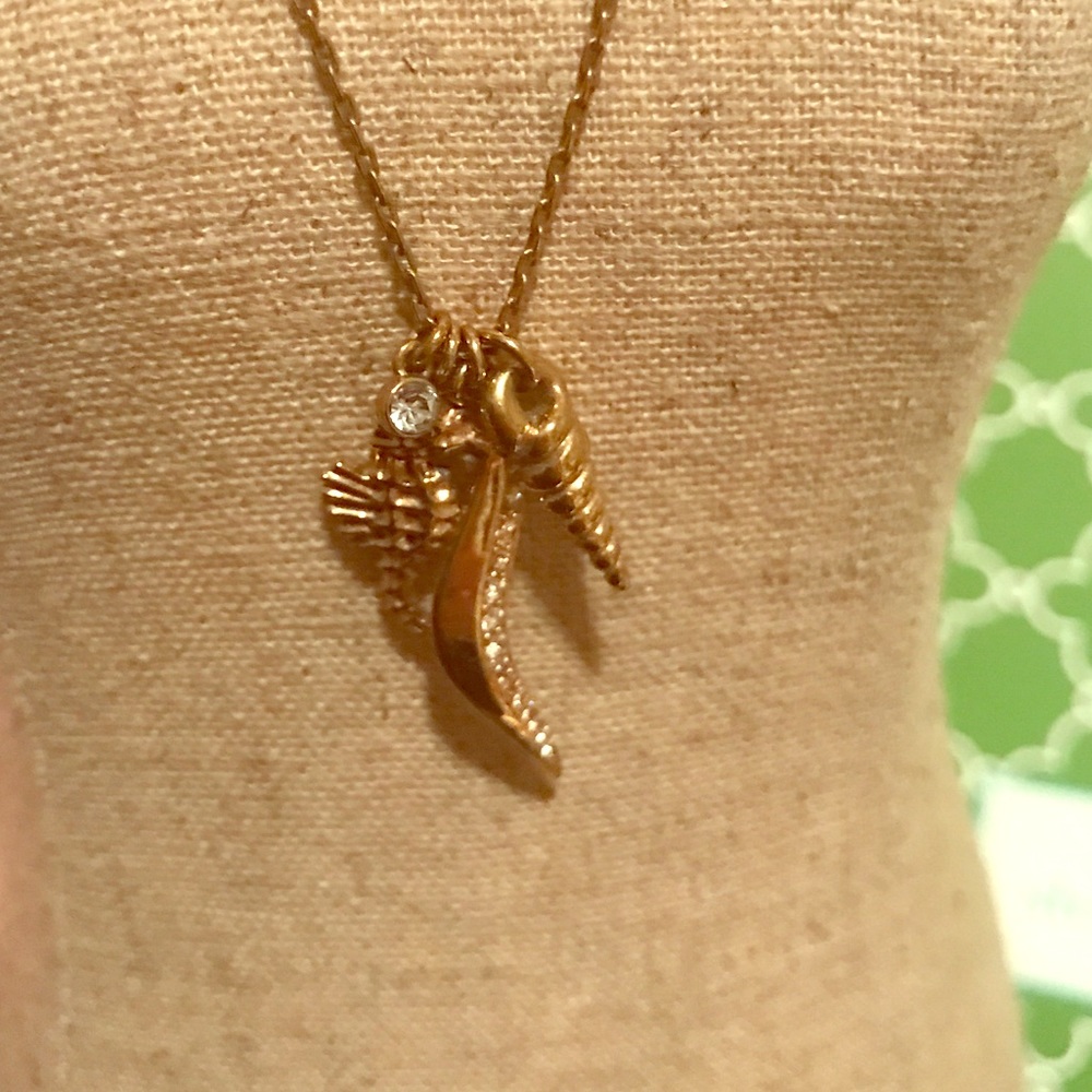 Stella & Dot Sunset Beach charm necklace