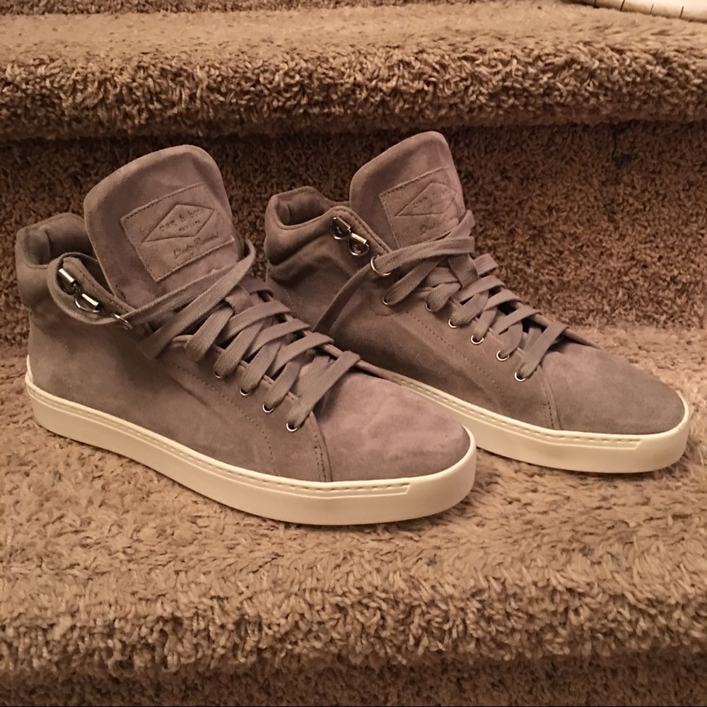 Rag & Bone Kent High Top Suede Sneakers