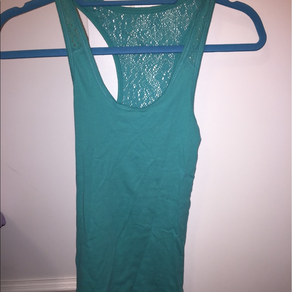 SO green tank top