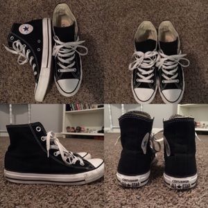 Hightop converse. women's size 8, men's size 6