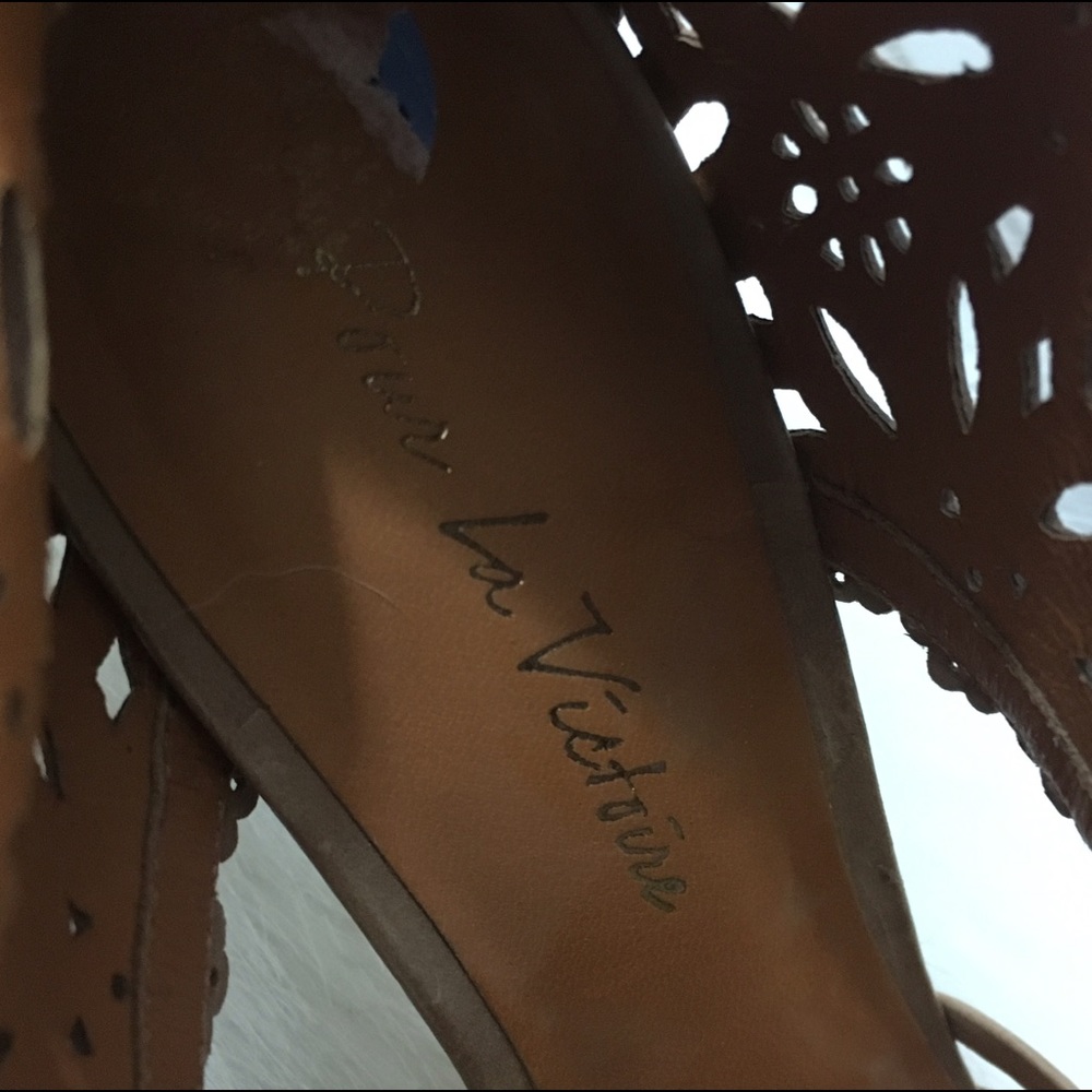 Pour la Victorie Leather Heels, Size 6.5 - Picture 8 of 8