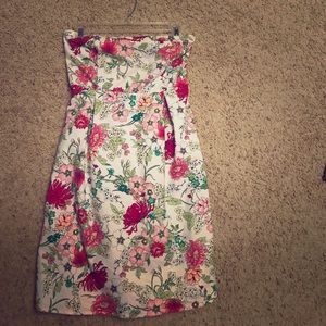 Strapless summer dress