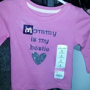 Size 3M Mommy is my bestie shirt NWT