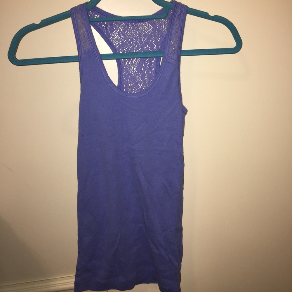 SO blue tank top