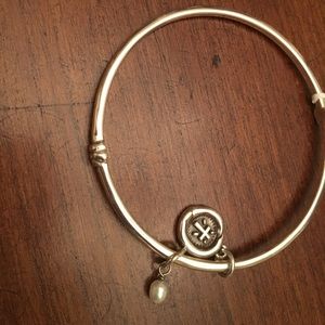 Brighton Stirling Silver Faith charm bracelet