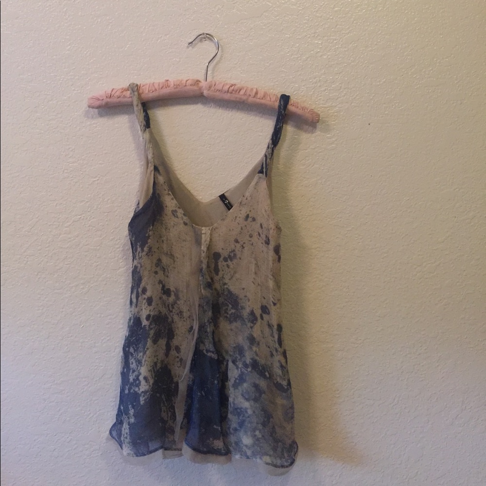 Satin tank top