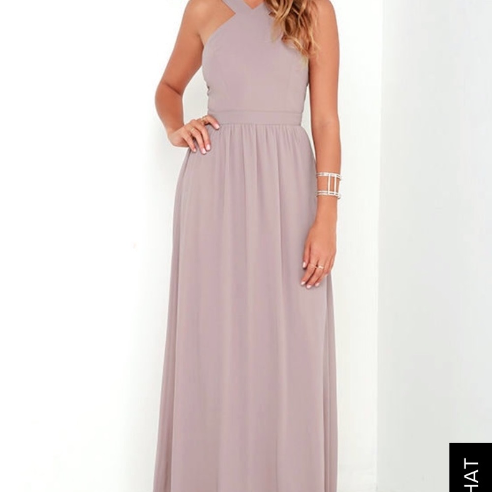 Crisscross maxi dress