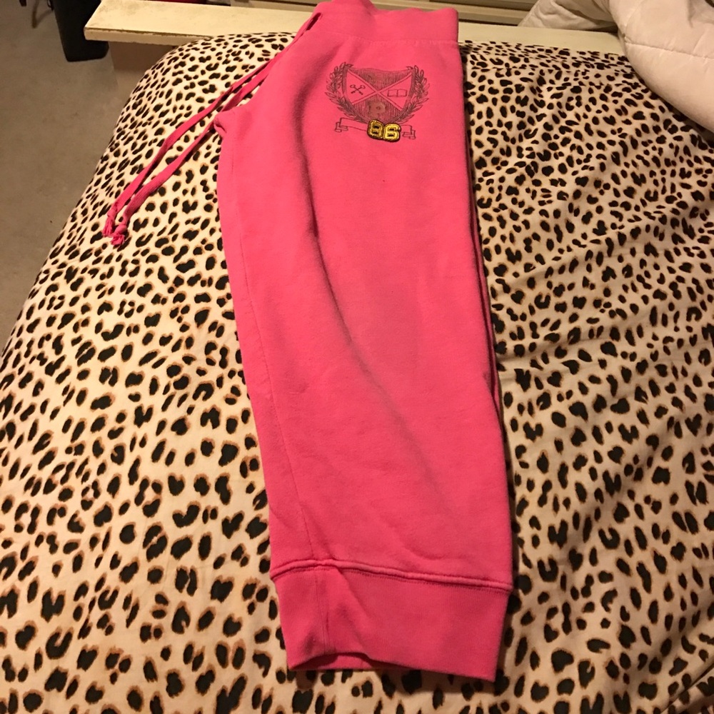 Victoria's Secret pink capri sweats