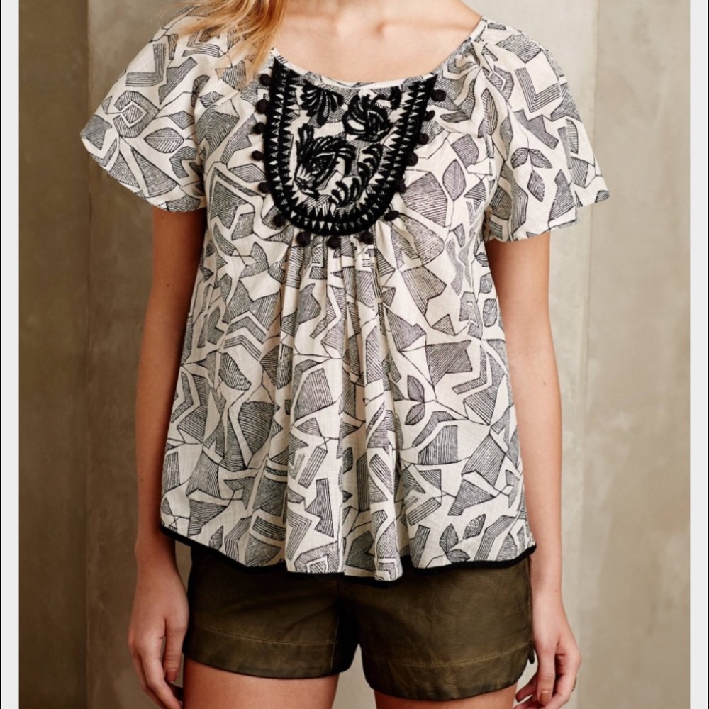 Floreat Anthropologie Blouse