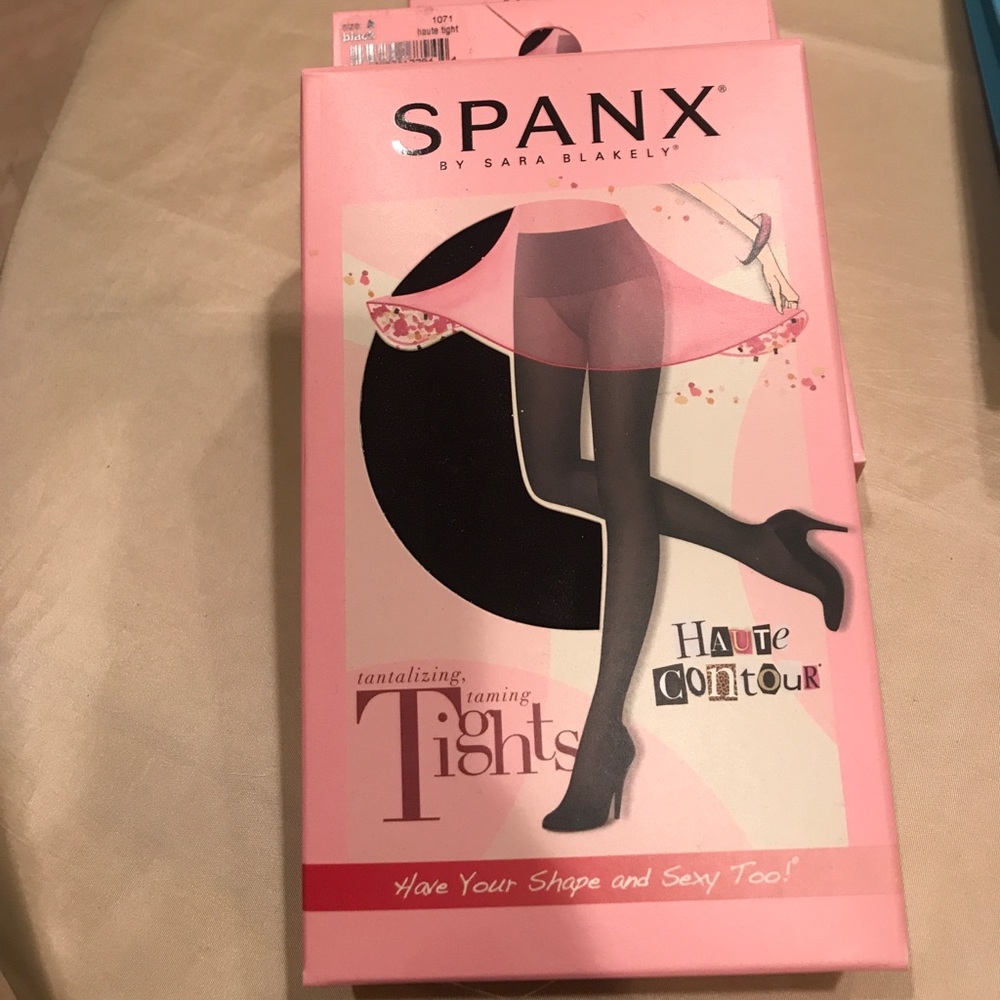 SPANX Haute Contour Black tights