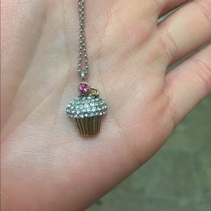 Juicy couture cupcake charm necklace