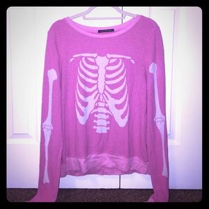 Wildfox skeleton baggy beach