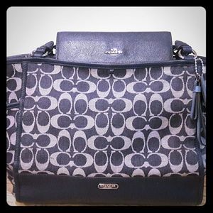 Coach tote with coach wallet