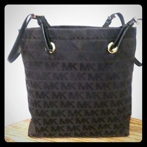 MK monogrammed tote