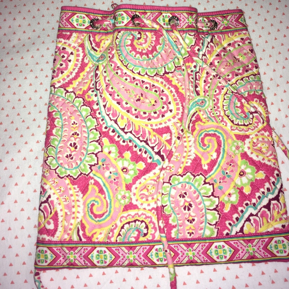 Vera Bradley drawstring backpack - never used!