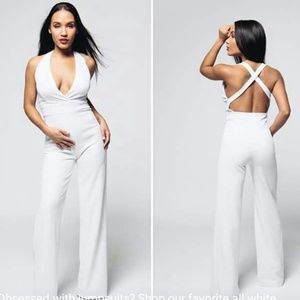 Sexy All White Jumpsuit...Make Offers!!! NWT