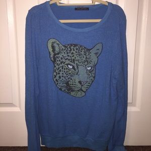 Wildfox leopard face baggy beach