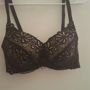 Black Lace Push-up Bra