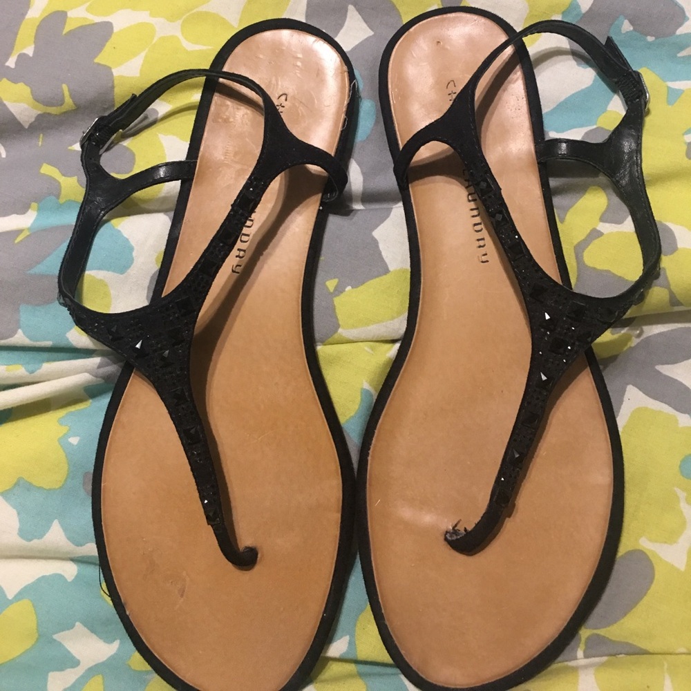 Chinese Laundry Black Sandal