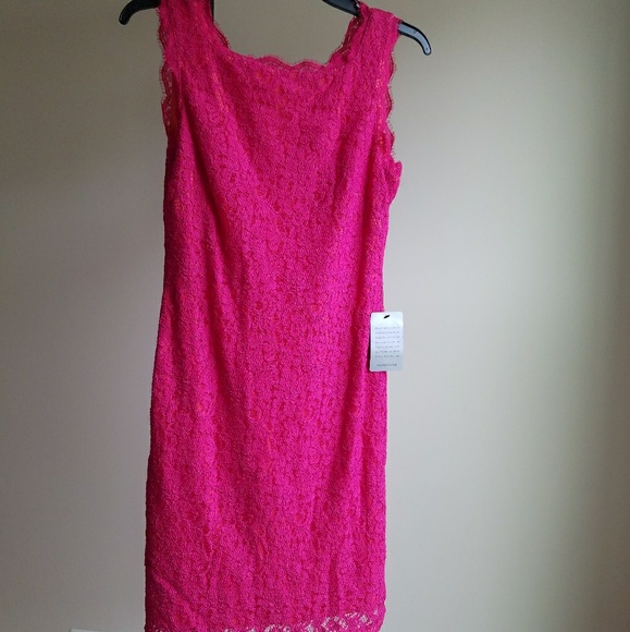 Adrianna Papell Dresses & Skirts - Adrianna Papell Pink lace dress from Nordstrom