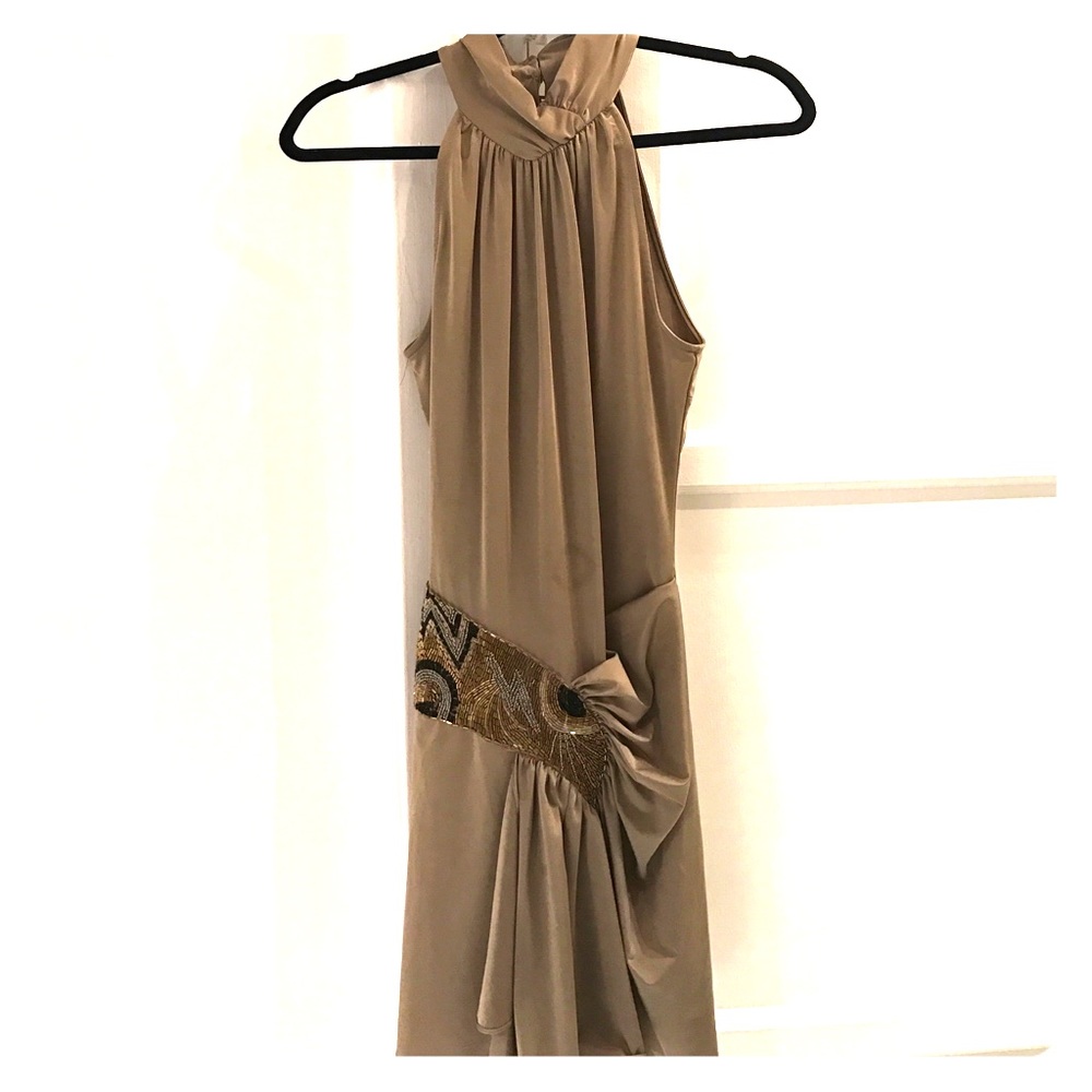 Sexy ruffled cocktail dress