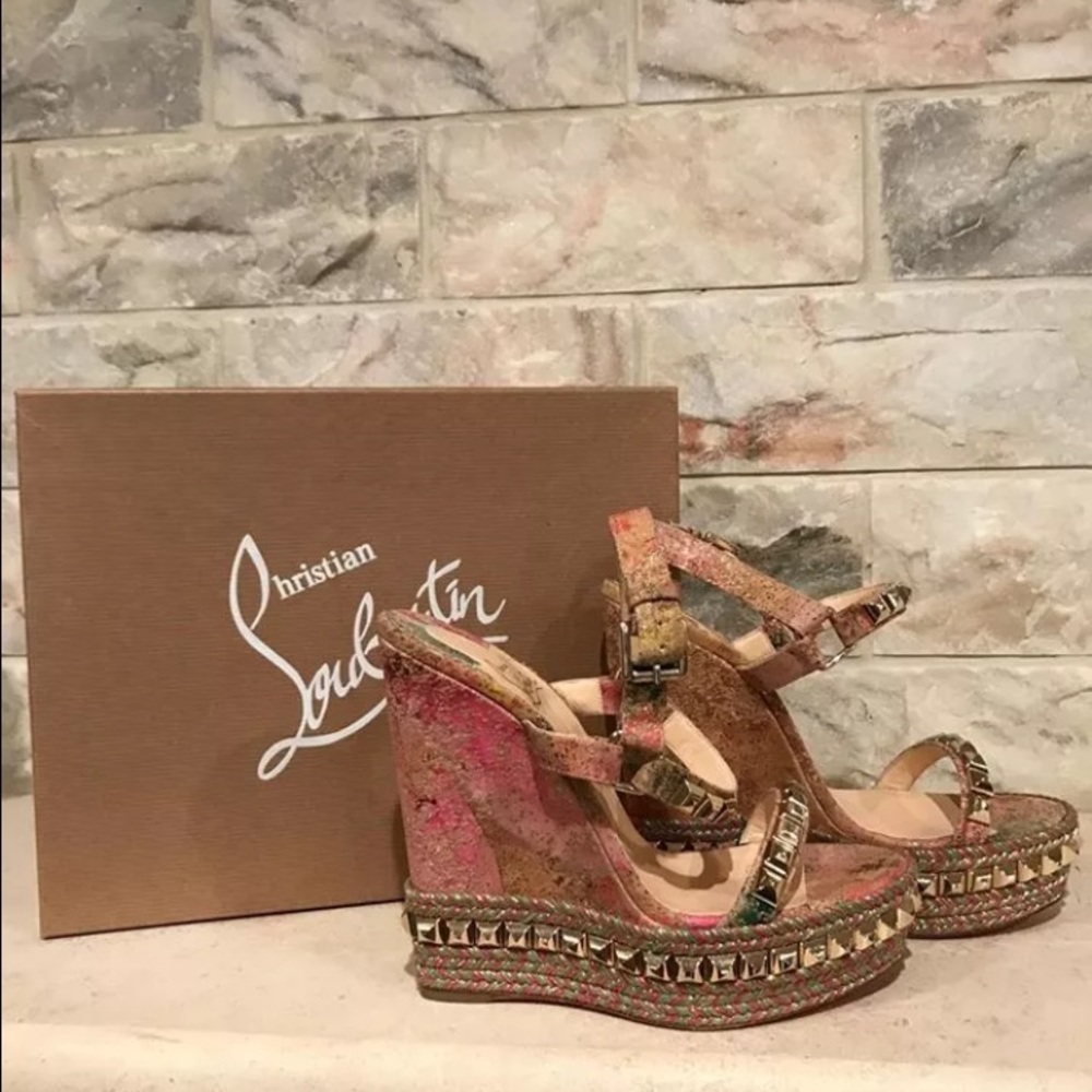Authentic Christian louboutin  sandals