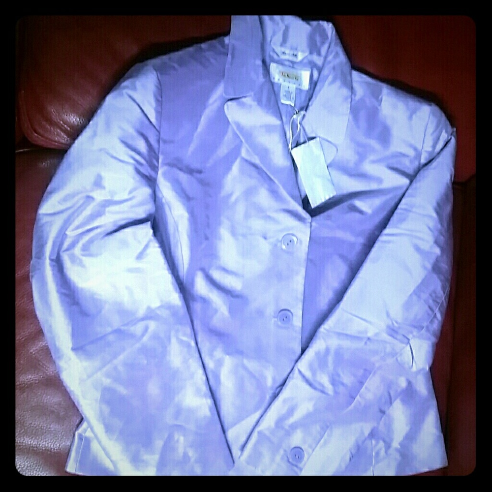 Talbot Petite Silk Blazer