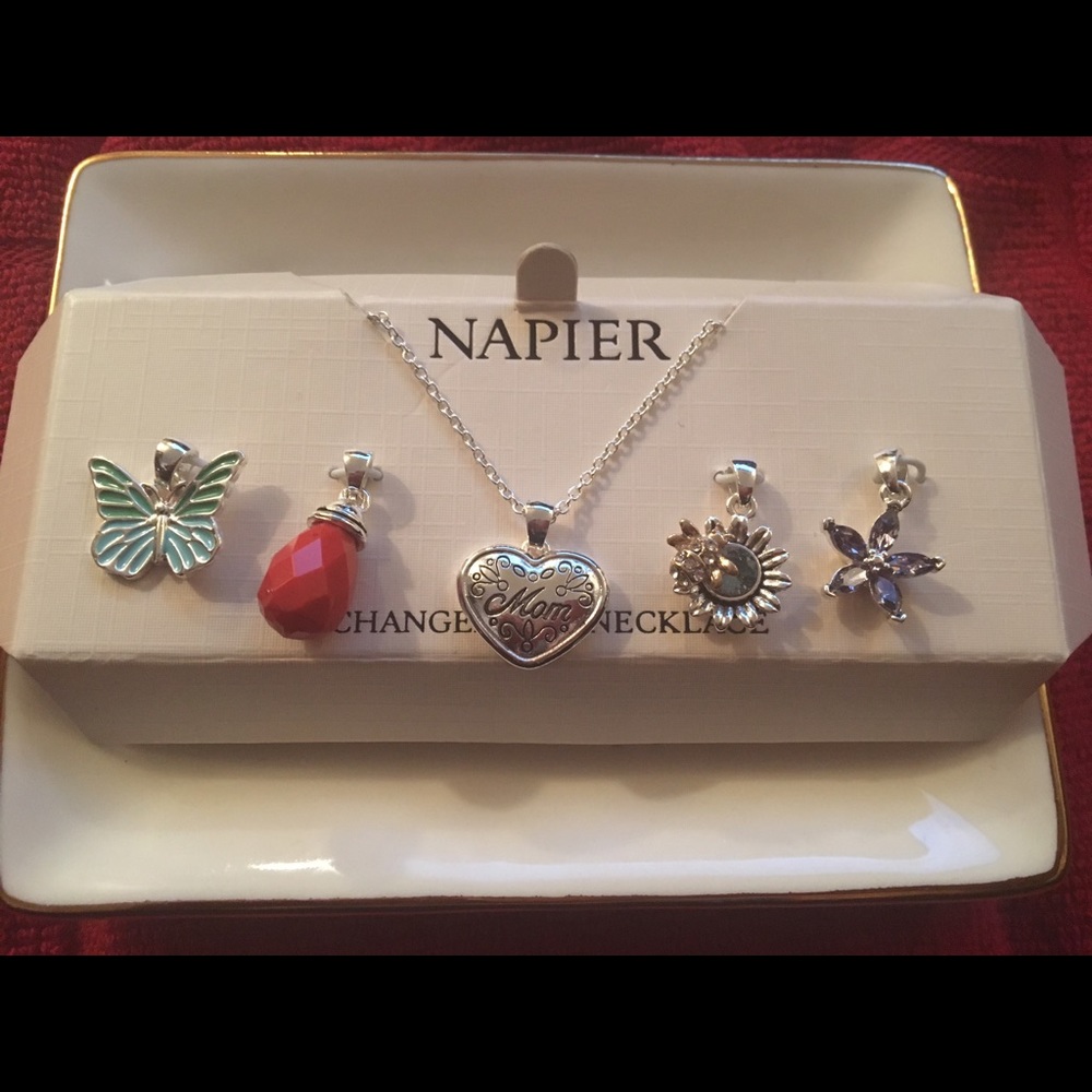 Napier Mom charm Necklace