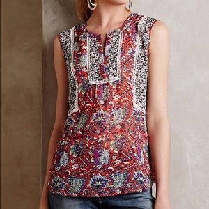 Anthropologie Sleeveless Blouse