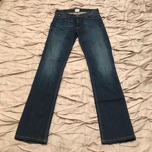 Hudson Tilda Mid Rise Straight Jeans