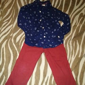Final Sale Toddler boys outfit Carters 4t