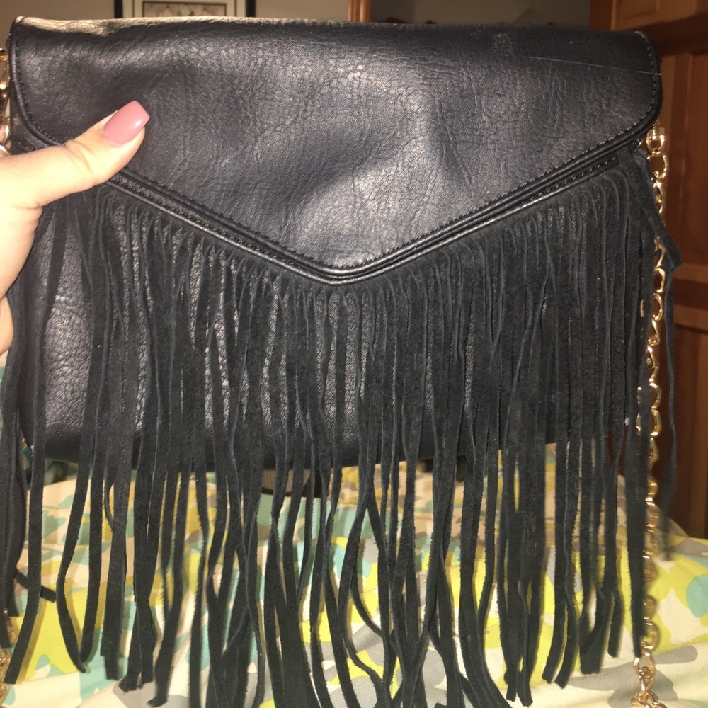 Fringe Crossbody