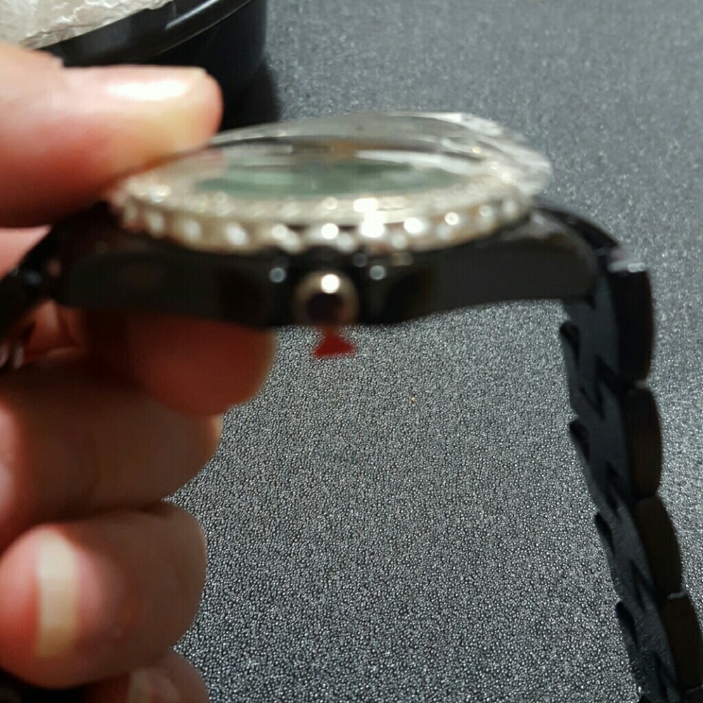 Stainless steel Black Watch. - Picture 6 of 7