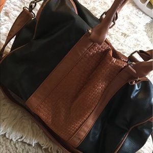 Black and brown bag