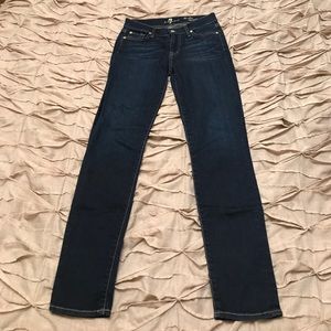 7 for all mankind the slim cigarette jeans