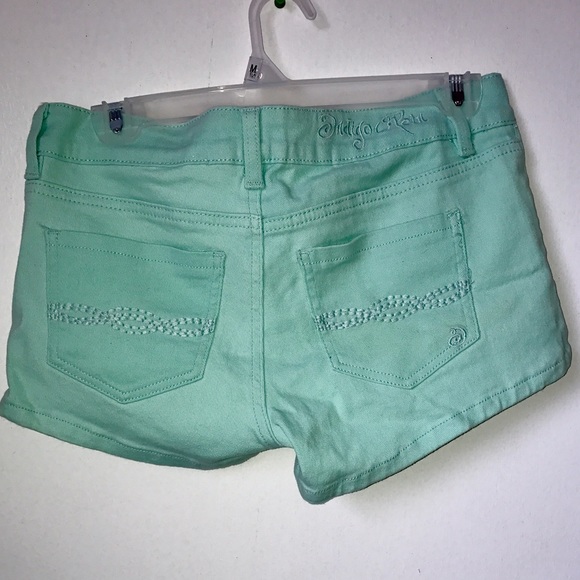 Indigo Rein Shorts Indigo Rein Forever Clear Mint Jean Shorts Poshmark