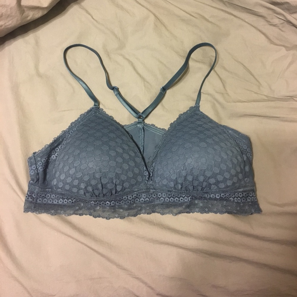 aerie Gray-blue bralette