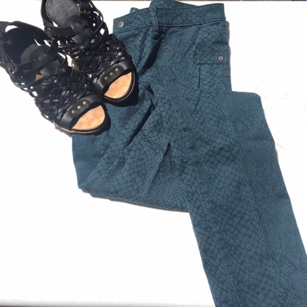 Reptile print Jeans