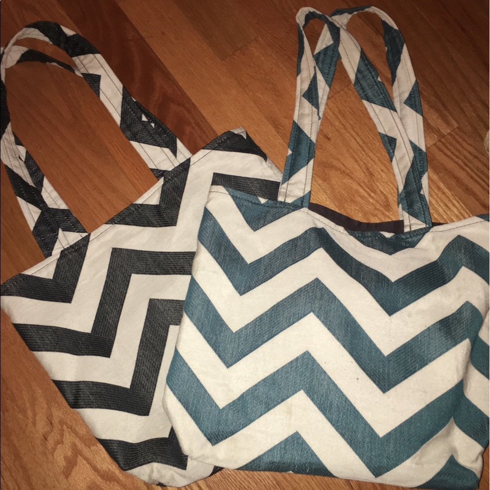 HANDMADE CHEVRON TOTES