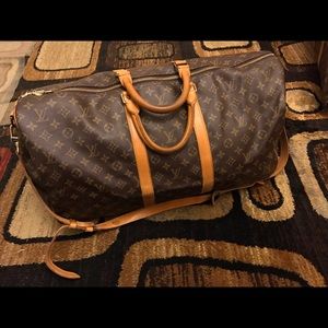 Louis Vuitton Bandouliere Keepall 55 W/ Strap