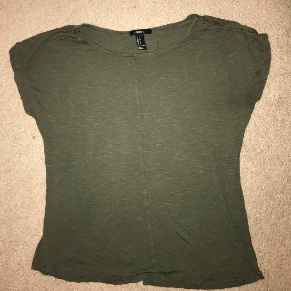Olive green blouse!