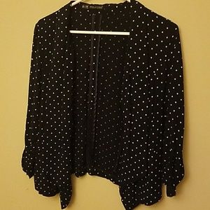 Polka dot cardigan