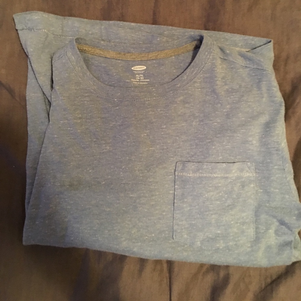 Blue long sleeve shirt